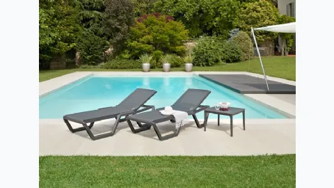 Elegant and functional sunlounger Vela by Scab Design.