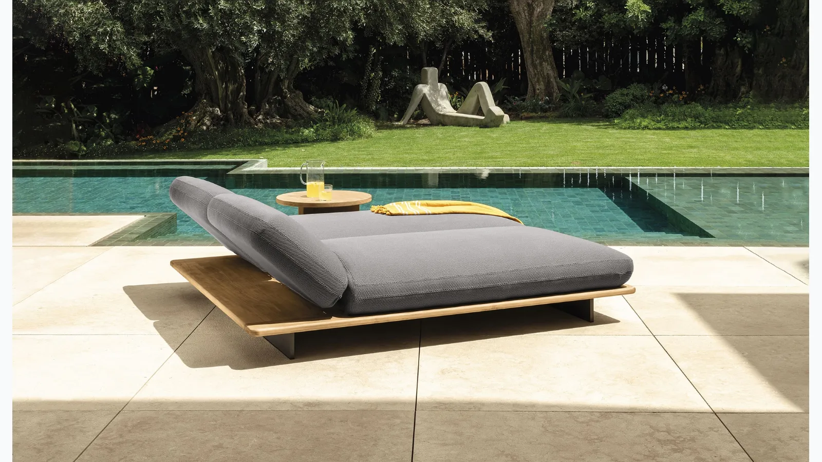 Double sun lounger Venice by Talenti.