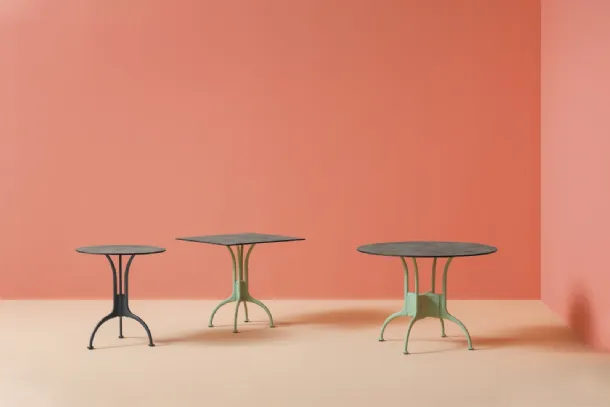 Outdoor cast iron coffee table Venice by Pedrali