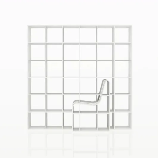 Bookchair by Alias is a library with a removable seat.