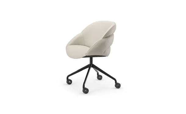 Camilla Wheels swivel office chair by Cattelan Italia