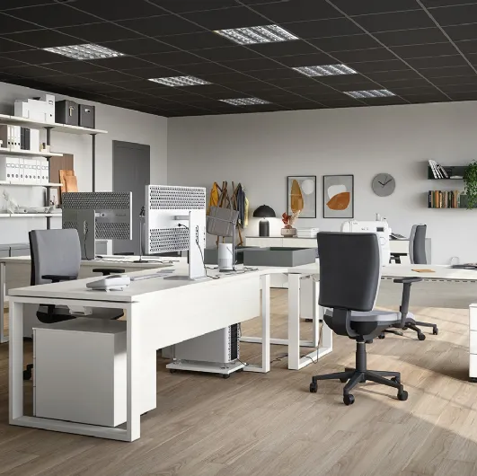 White metal drawer unit 04D by Cinquanta3