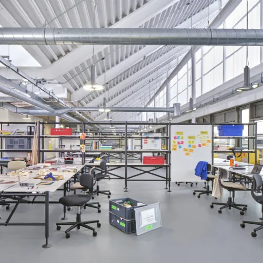 Vitra's Comma Executive Desk
