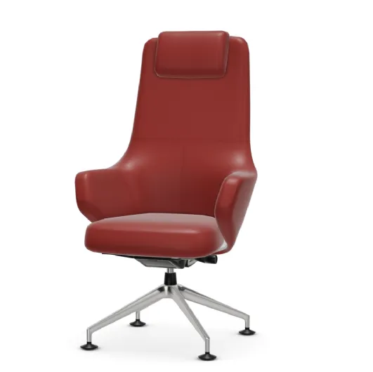 Vitra's Grand Conference Highback Executive Leather Armchair