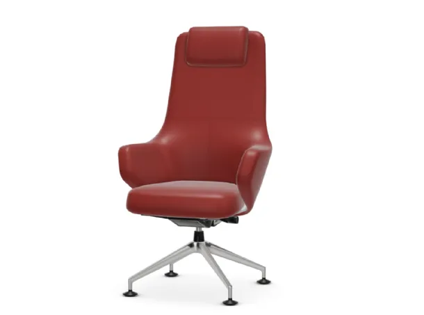 Vitra's Grand Conference Highback Executive Leather Armchair