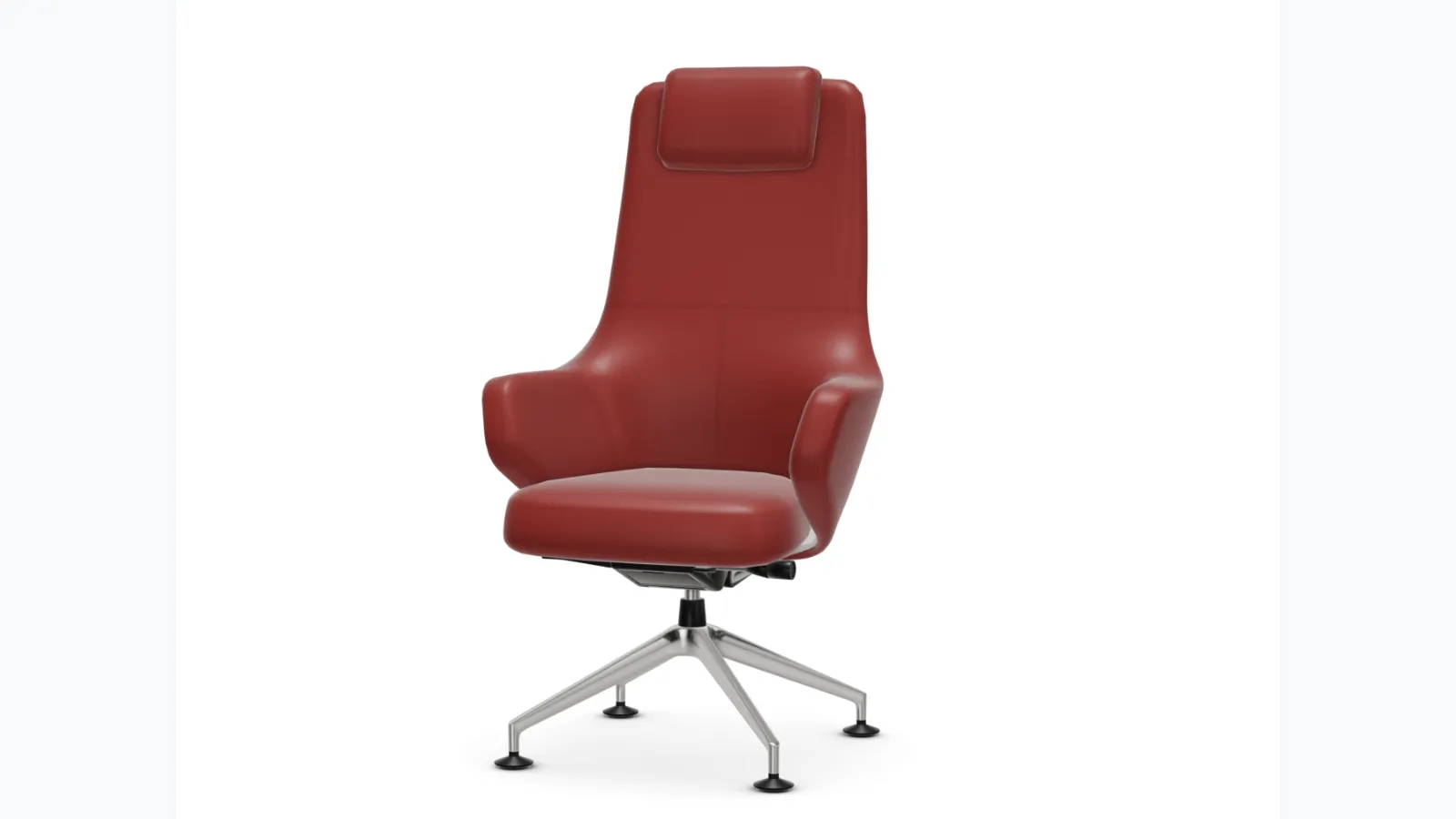 Vitra's Grand Conference Highback Executive Leather Armchair