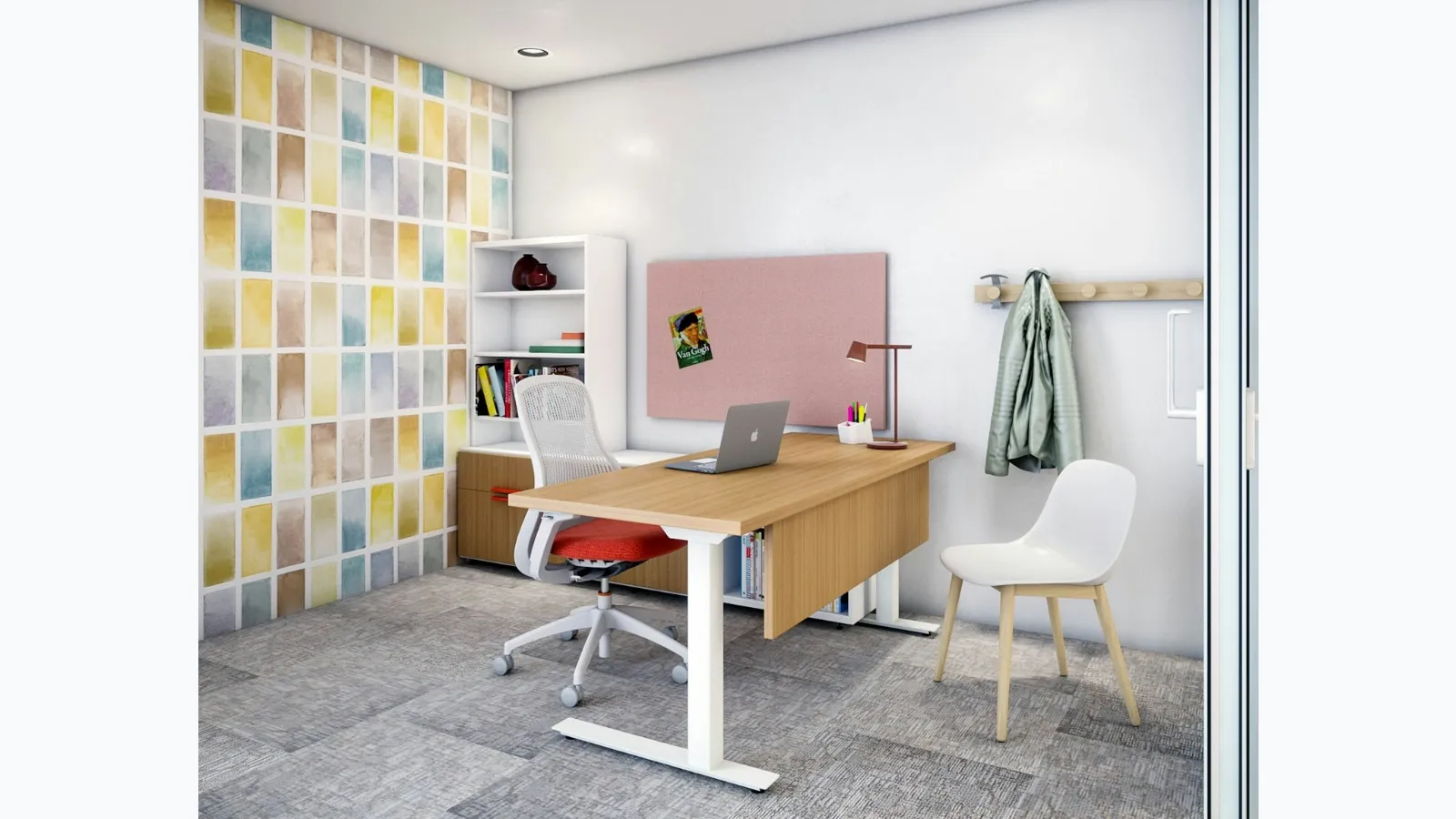 Knoll's K Stand Operational Desk.