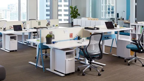 Knoll's K Stand Executive Desk