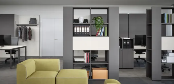 Mobile Office Bookcase 05B by Cinquanta3