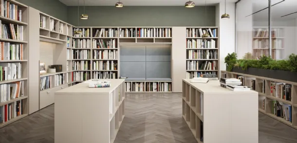 Mobile Office Bookshelf 16A by Cinquanta3