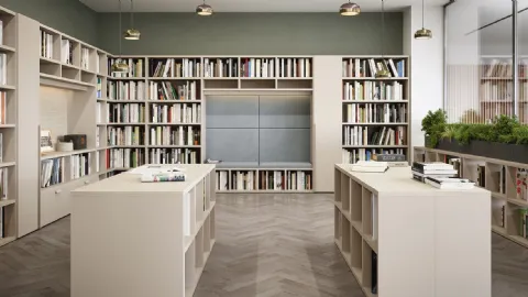 Mobile Office Bookshelf 16A by Cinquanta3