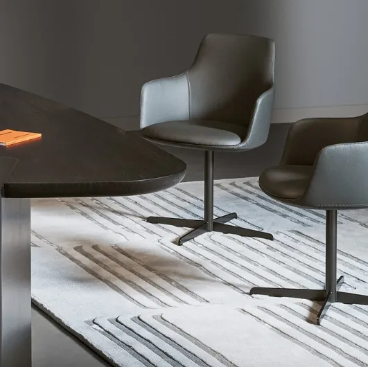 Guest chair Newton Low by Bonaldo