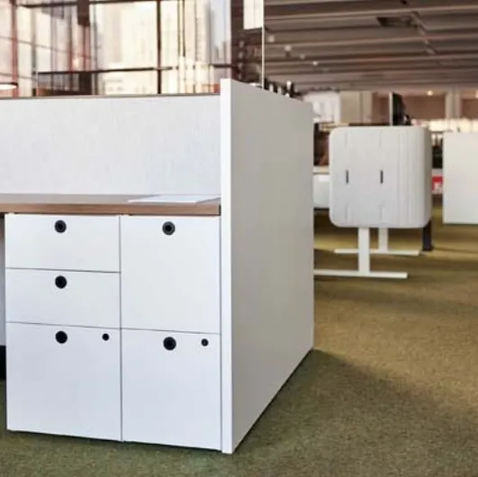 Quoin chest of drawers by Knoll.