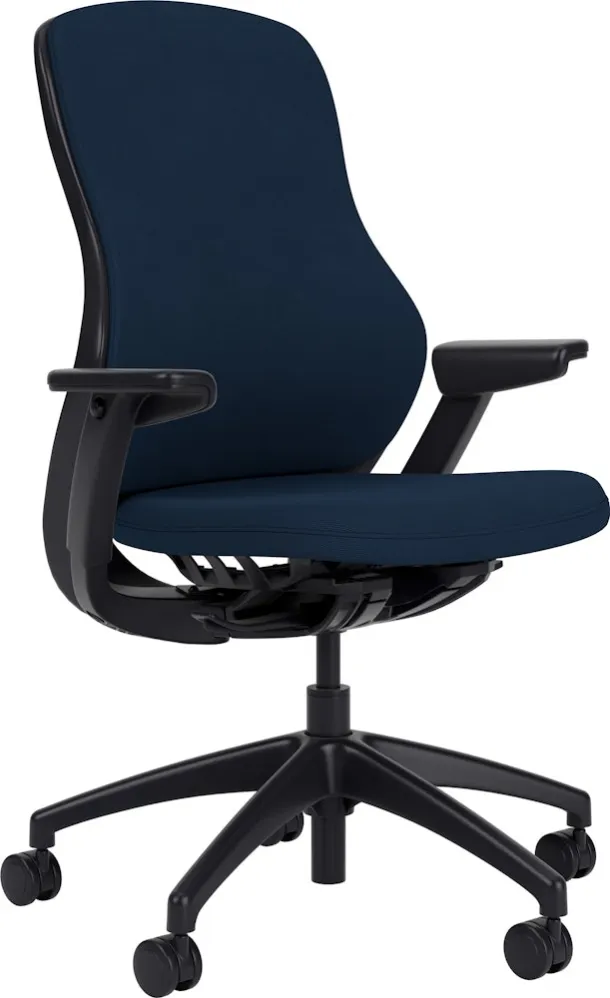Regeneration Fully Upholstered Operational Chair by Knoll