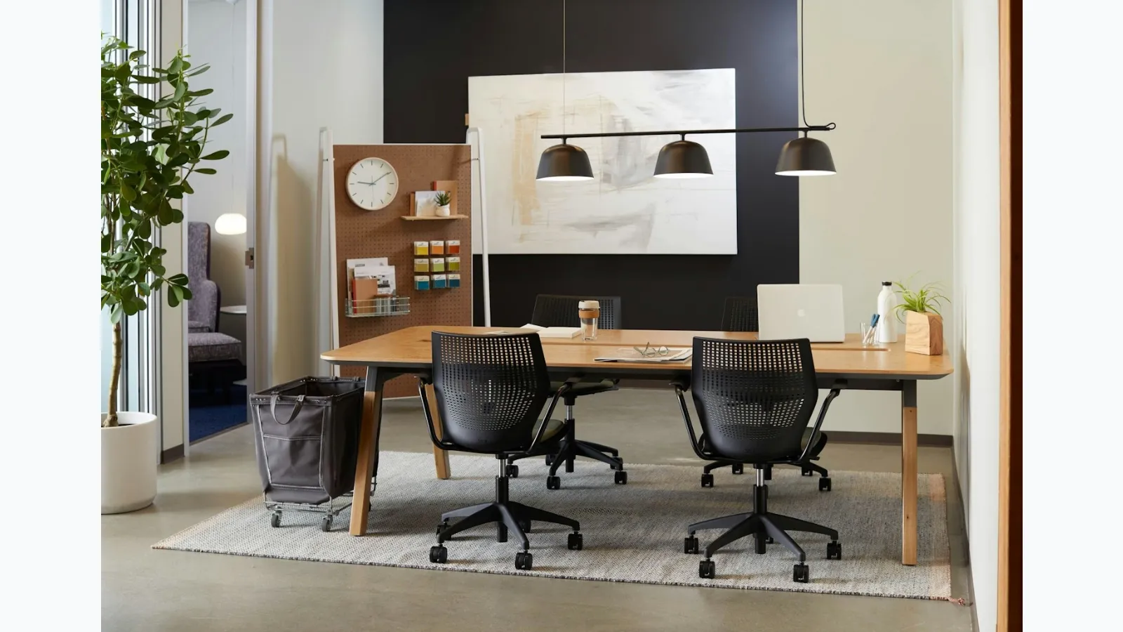 Rockwell Unscripted Sawhorse Workbench by Knoll Operating Desk