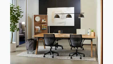 Rockwell Unscripted Sawhorse Workbench by Knoll Operating Desk