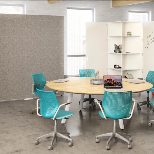 Rockwell Unscripted Sawhorse Desk by Knoll