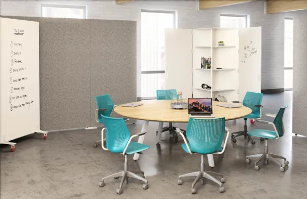 Rockwell Unscripted Sawhorse Desk by Knoll