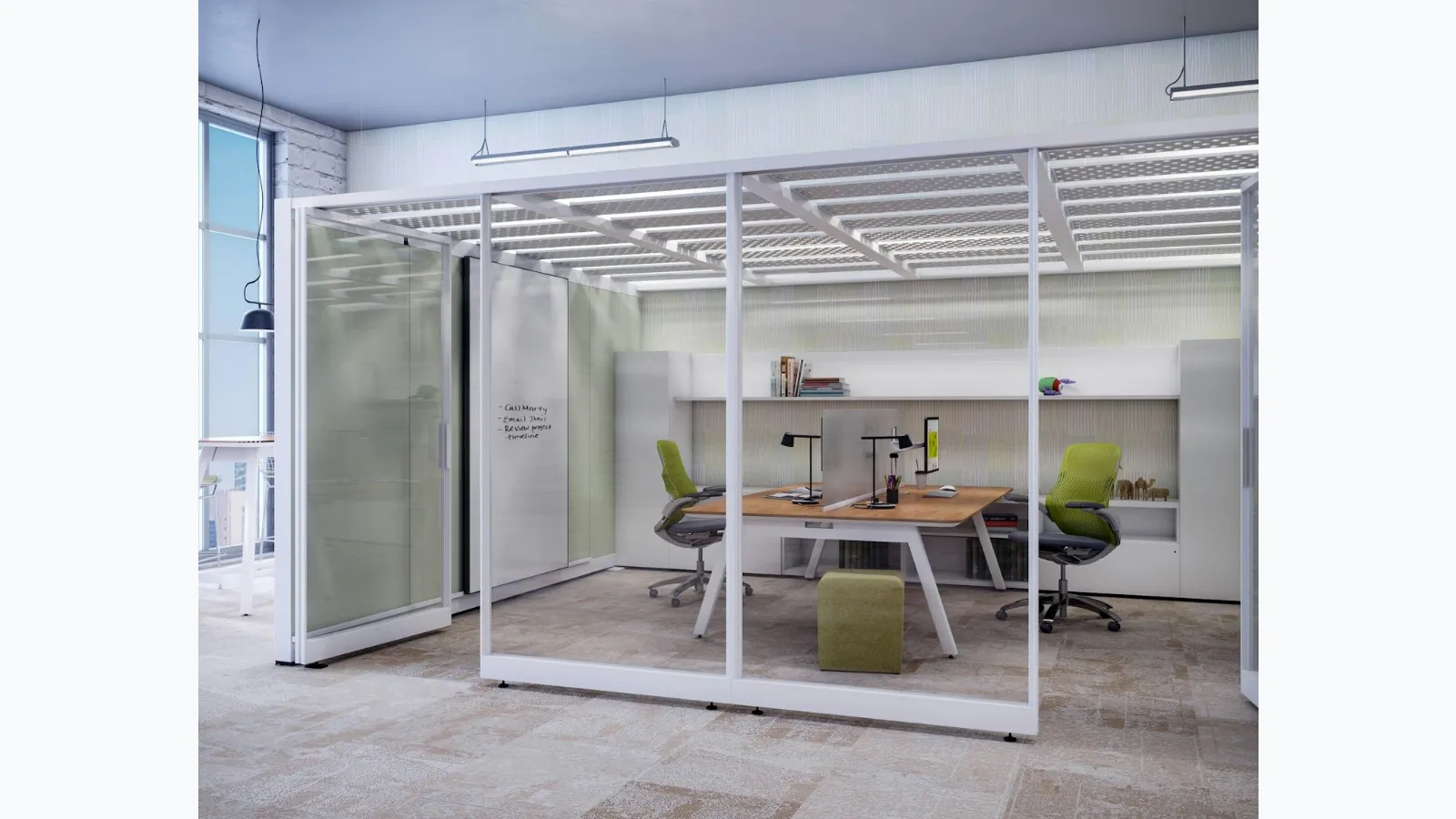 Rockwell Unscripted Sawhorse Desk by Knoll