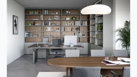 Executive Desk 02C by Cinquanta3