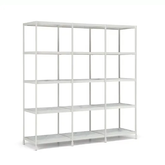Aluminum bookshelf Sec by Alias.