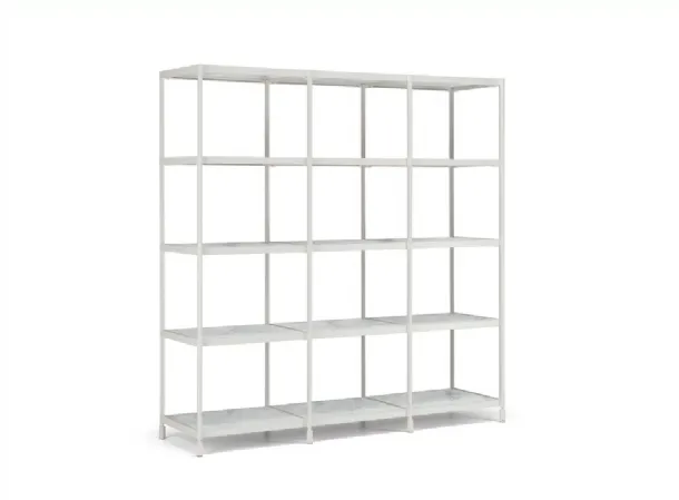 Aluminum bookshelf Sec by Alias.