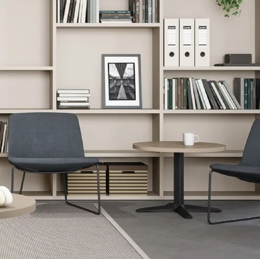 Sneek lounge waiting chair by Cinquanta3