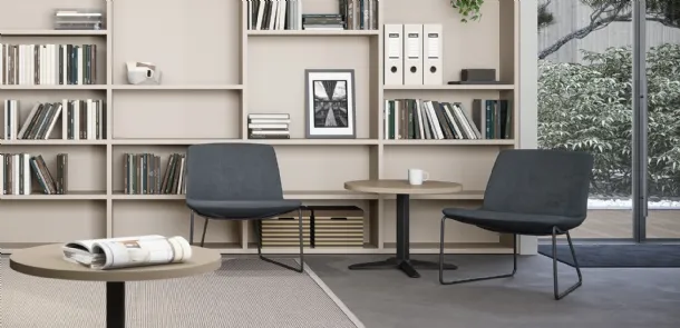 Sneek lounge waiting chair by Cinquanta3