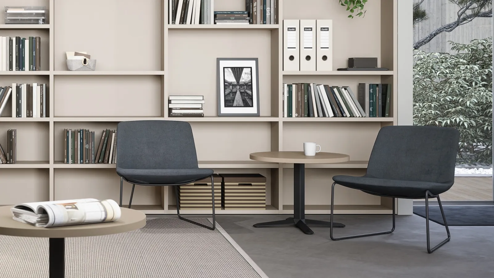 Sneek lounge waiting chair by Cinquanta3