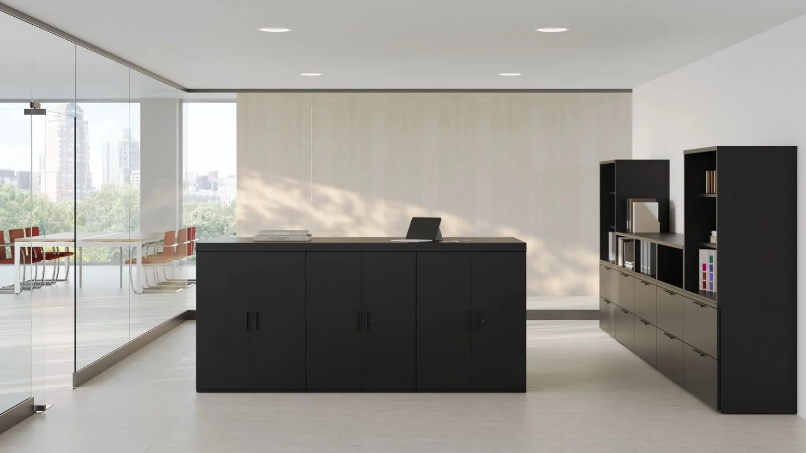 Mobile Office Series 2 cabinets by Knoll.