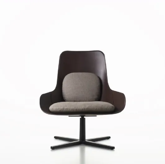 Executive leather armchair Violon by Alias