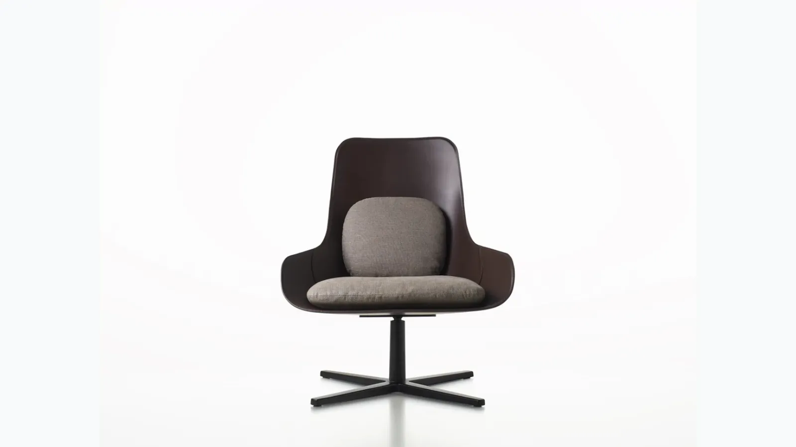 Executive leather armchair Violon by Alias