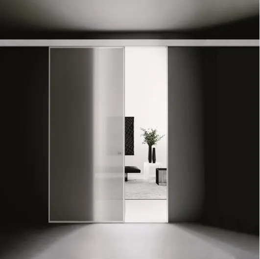 Aladin Slide Mono internal door by Glas Italia