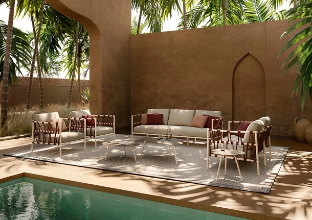 Outdoor aluminum furniture Antigua by Emu