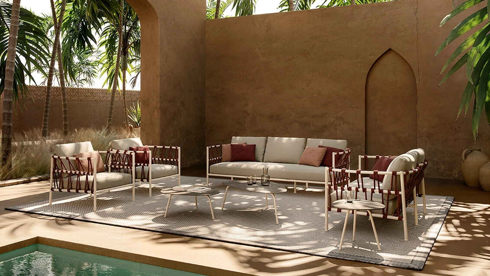 Outdoor aluminum furniture Antigua by Emu