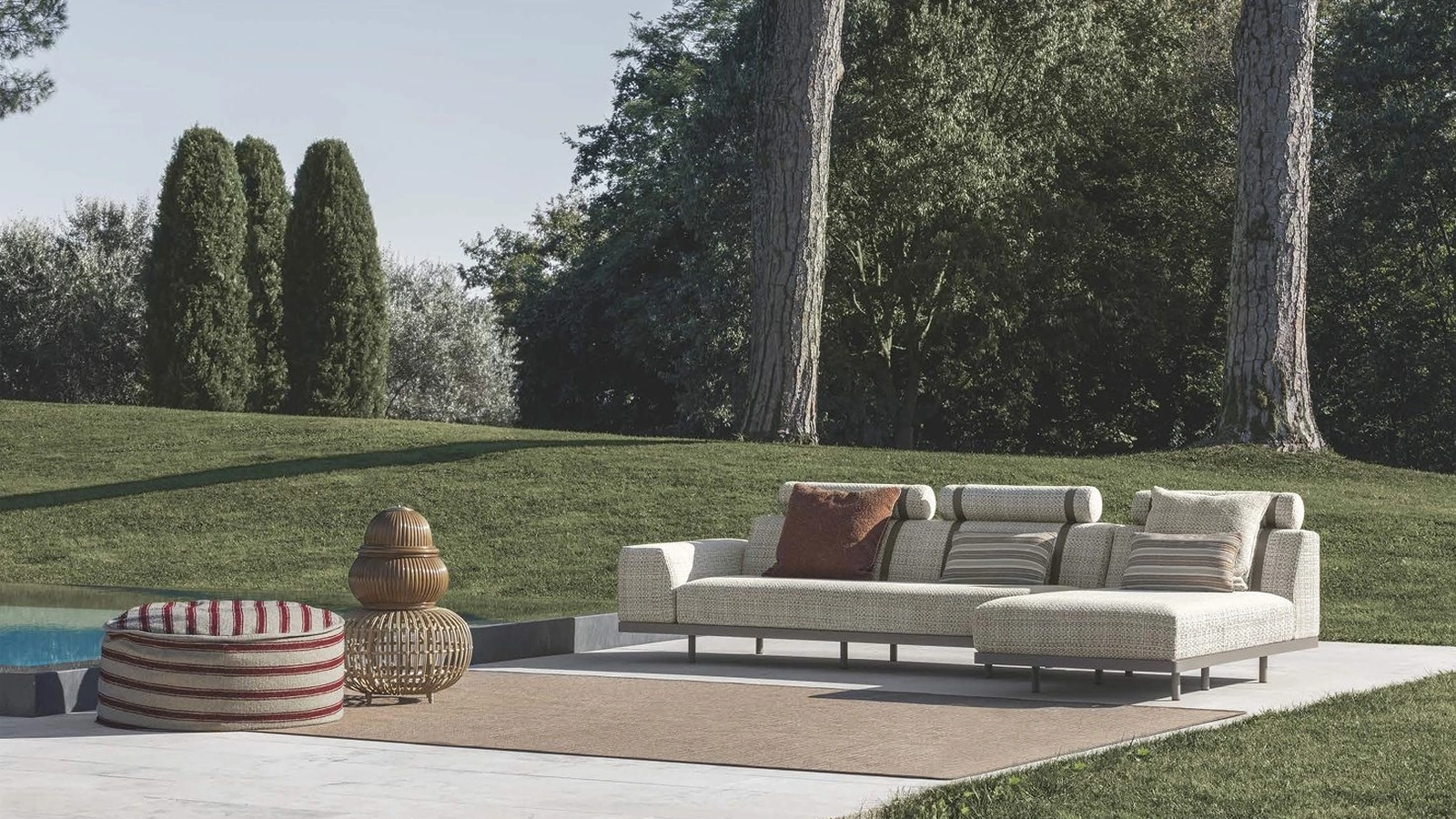 Atlas Outdoor Sofa by Flexteam
