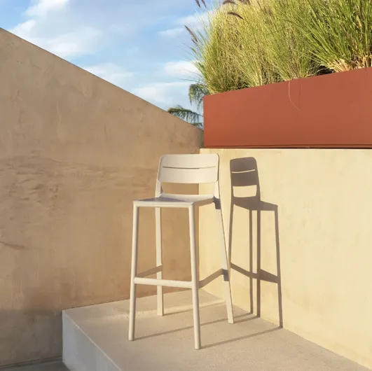Outdoor stool Cassia by Nardi
