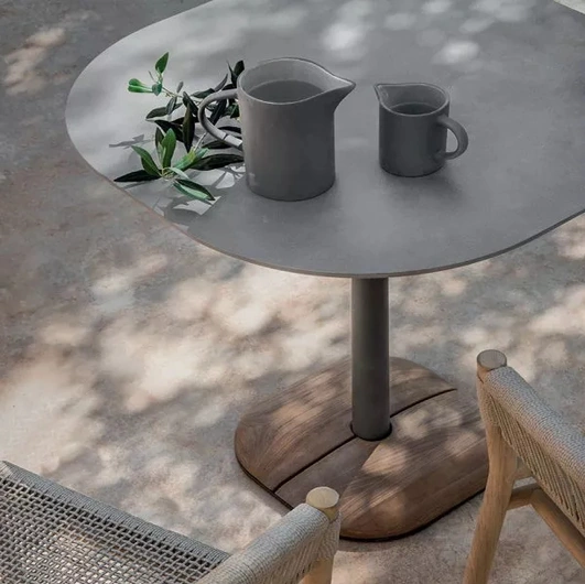 Enjoy coffee table in ceramic stone by Ethimo