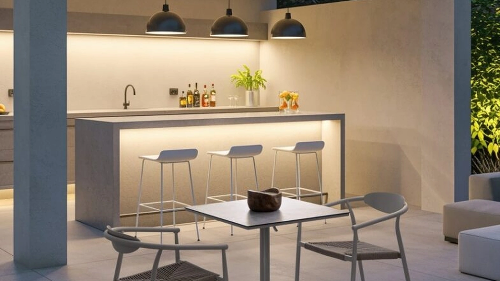 Linares Aluminum Chair by Bizzotto