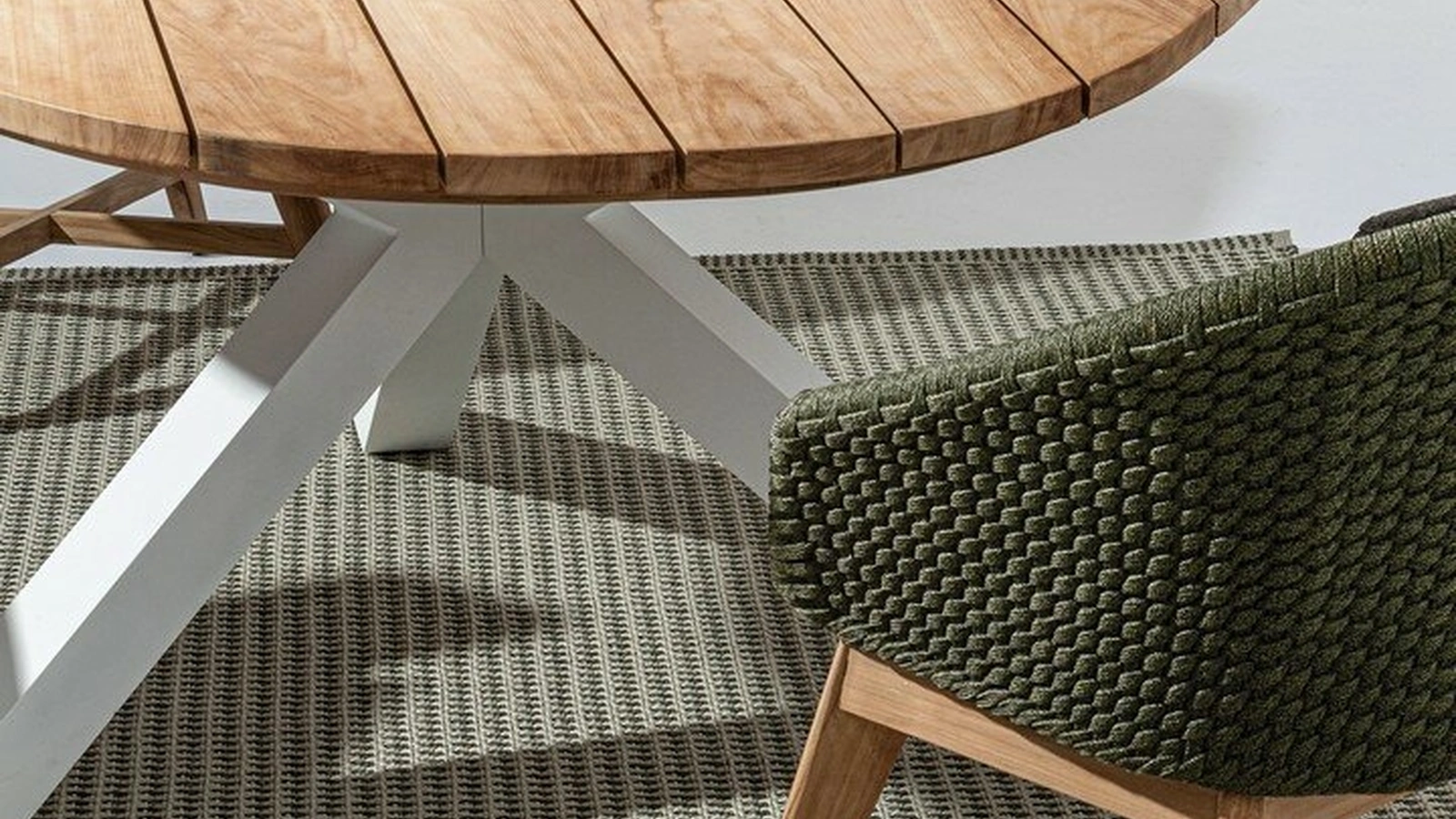 Palmdale Teak Table by Bizzotto