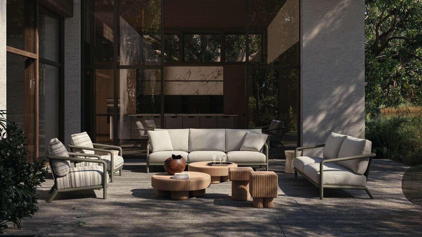 Soleva outdoor furniture by Molteni & C