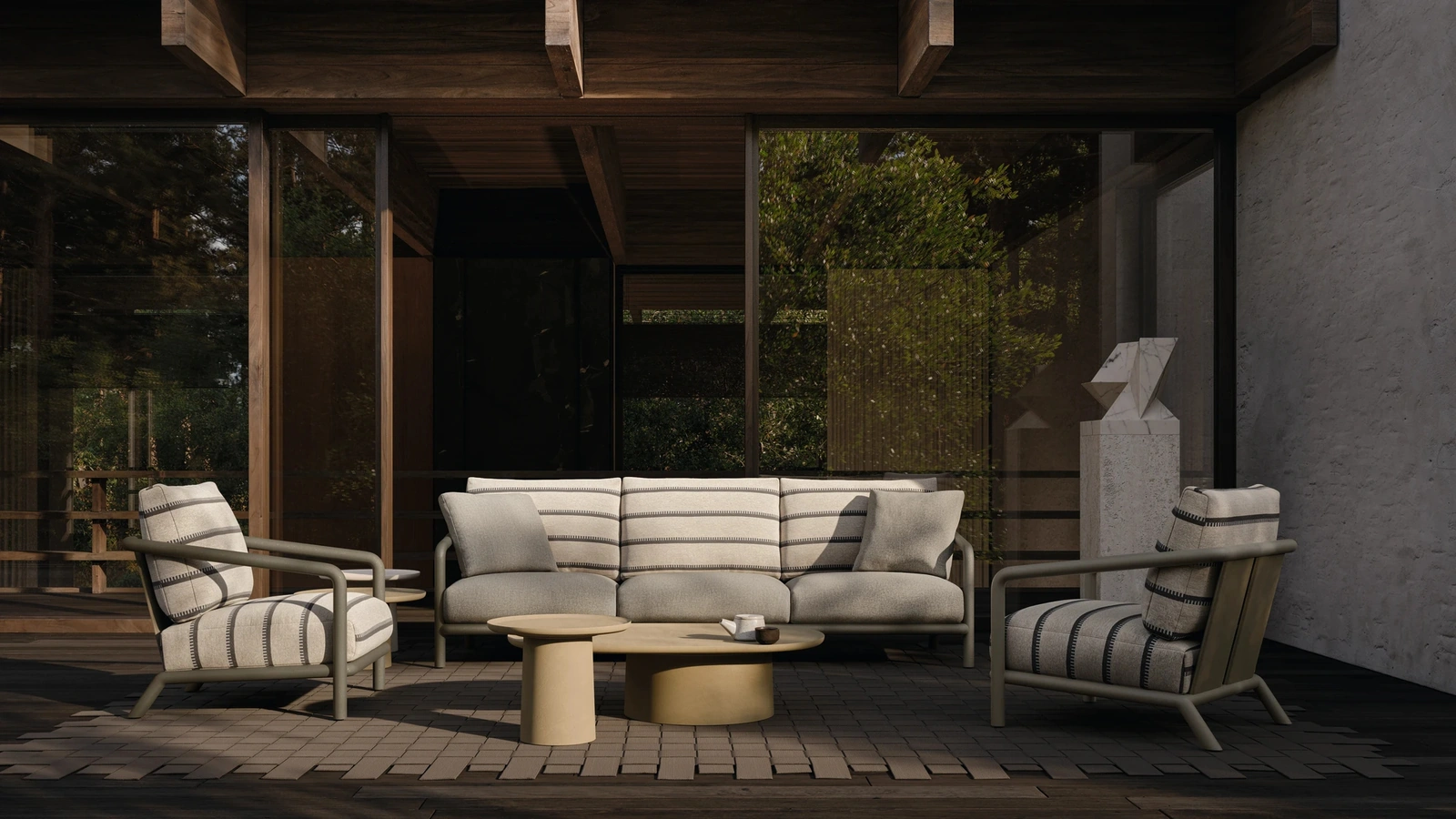 Soleva outdoor furniture by Molteni & C