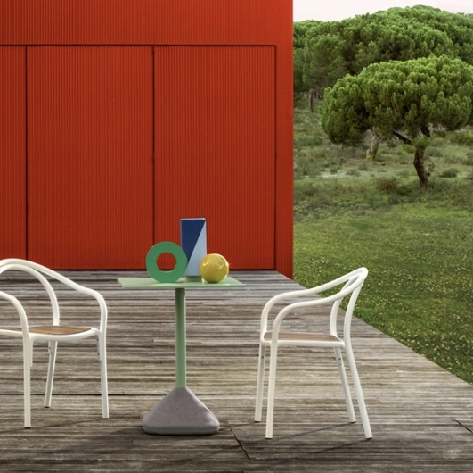 Soul aluminum chair by Pedrali