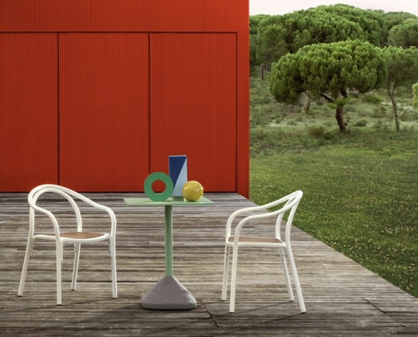 Soul aluminum chair by Pedrali