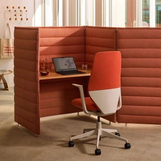 Operative chair in Vitra's ACX Light fabric.