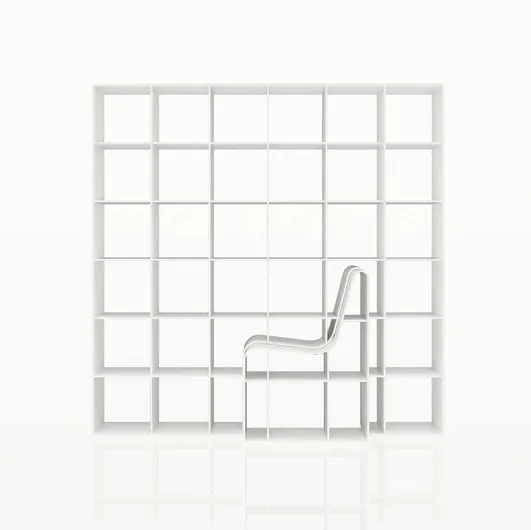 Bookchair by Alias is a library with a removable seat.
