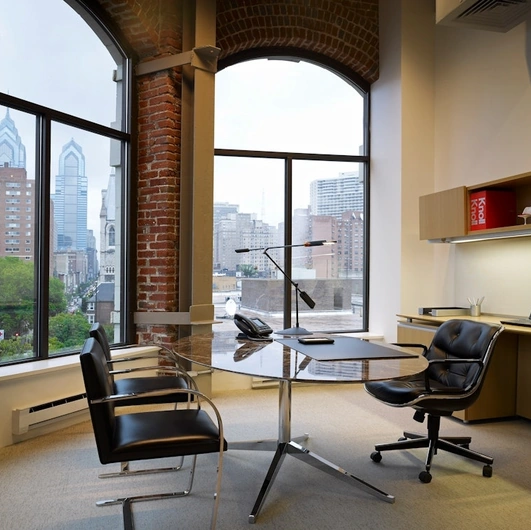 Knoll Executive Desk Florence Oval by Knoll
