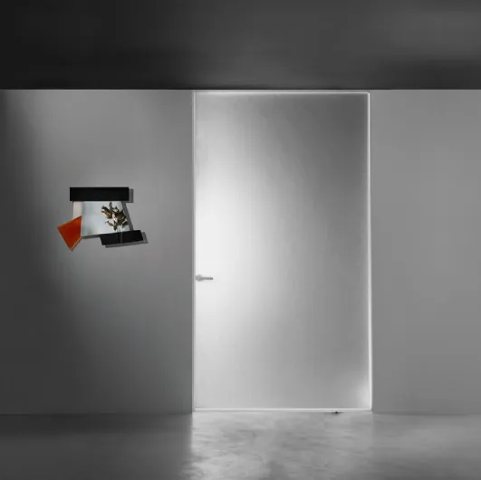 Interior door Aladin Pivot Plain Mono by Glas Italia.