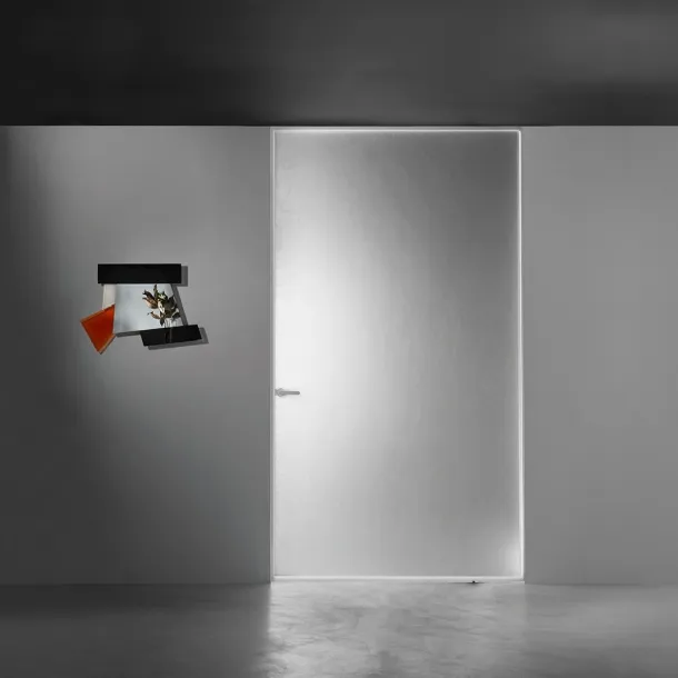Interior door Aladin Pivot Plain Mono by Glas Italia.