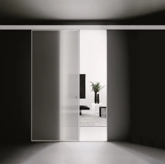 Aladin Slide Mono internal door by Glas Italia